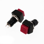 №12.089 Кнопка DS-450, ON-OFF, 220V, 2A, 10х10mm, квадратн.