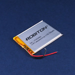 Аккумулятор Robiton LP304560 3.7V 700mAh (3х45х60мм) с защитой, с выводами