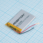 Аккумулятор Robiton LP414661 3.7V 1300mAh (4.1х46х61мм) с защитой, с выводами