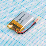 Аккумулятор Robiton LP602030 3.7V 300mAh (6х20х30мм) с защитой, с выводами