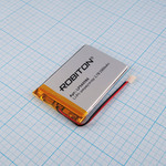Аккумулятор Robiton LP545590 3.7V 2900mAh (5,4х55х90мм) с защитой, с выводами