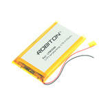 Аккумулятор LP855080 3.7V 4100mAh (8.5х50х85мм) с защитой, с выводами, Robiton