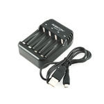 Зарядное устройство для NiZn аккумуляторов (+NiMh и NiCd) АА/ААА 1-4шт Robiton Smart4 C3 питание USB
