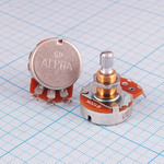 Резистор переменный 100 кОм 20% 0.25 Вт логарифм (А) вал 6/20 RV24AF-10E6-20K-A100K-70J9 Alpha