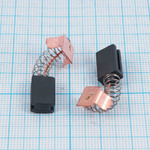 Щетки электроугольные 5х8х12мм для УШМ WS-115/P110-01 Интерскол, 2шт, с проточкой №557