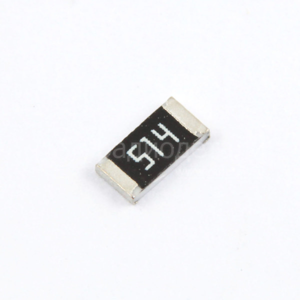 Резистор SMD1206 510 кОм 0.25Вт 5% 3.1х1.6мм 10 штук YAGEO