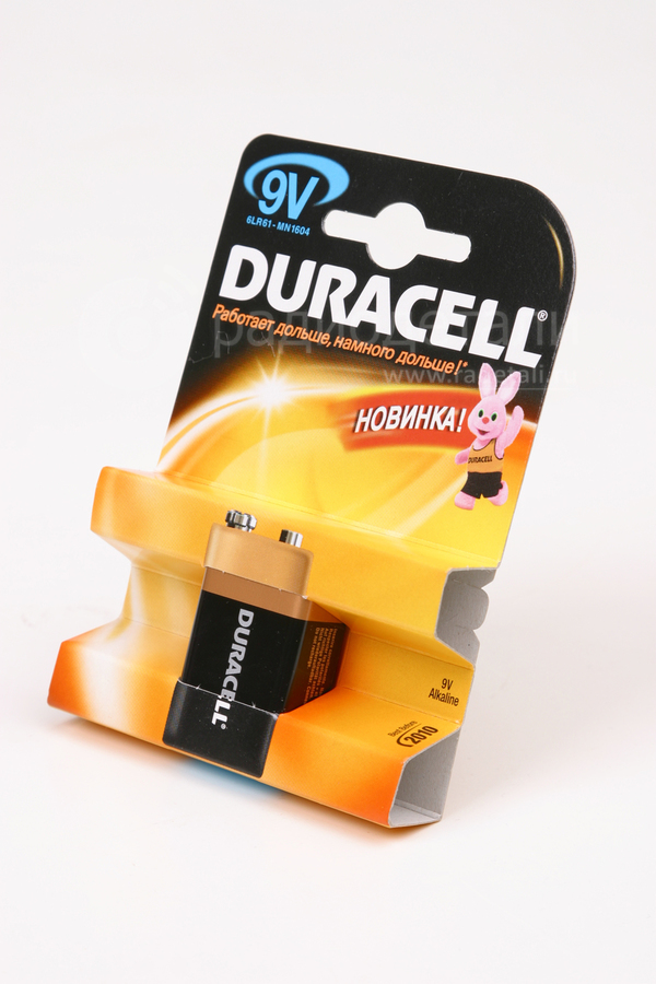 Батарейка Duracell 6LR61 BP1 (9V)