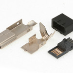 Штекер mini USB-B 5pin на кабель 4.306