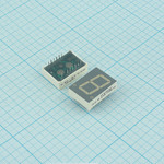 Индикатор LED 1 цифра(20,32мм), 8 точек, зелёный, общий катод, 27х20х8мм SC08-11GWA