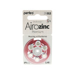 Элемент питания Zinc-Air ZA312 (PR41) 1.4V BP6 Perfeo воздушно-цинковые для слуховых аппаратов