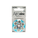 Батарейка Zinc-Air ZA675 (PR44) 1.4V BP6 Perfeo воздушно-цинковые для слуховых аппаратов