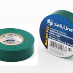 Изолента Safeline 19мм/20м/0.15мм, зеленый