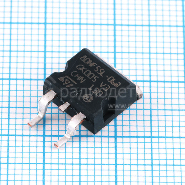 Транзистор 80NF55L-06 (BUK9606-55A) D2-PAK-3 Китай
