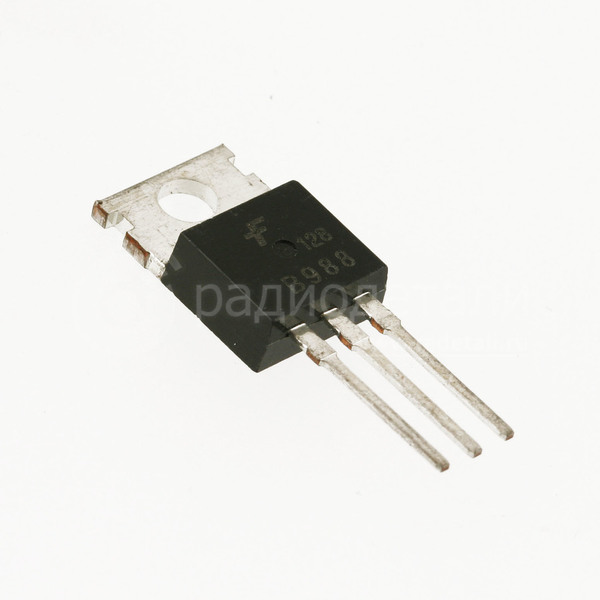 Транзистор 2SB988 TO220 60V, 3A, 30W, <400/2200ns